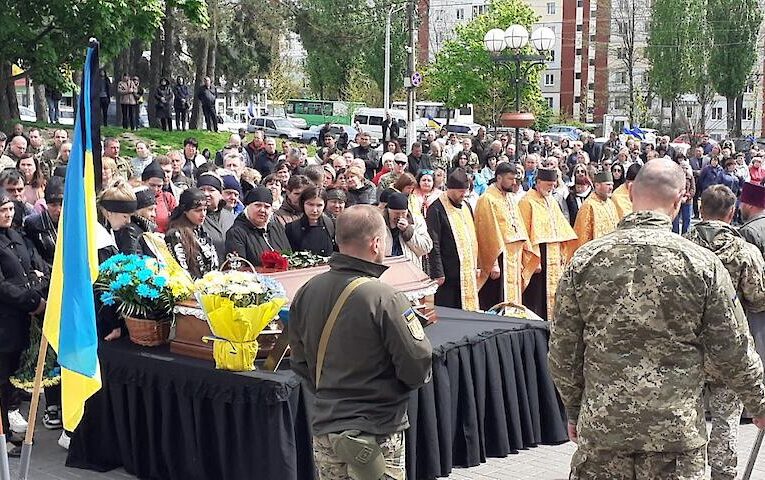 Обухів попрощався із загиблим під час звільнення Донбасу від російсько-фашистських окупантів