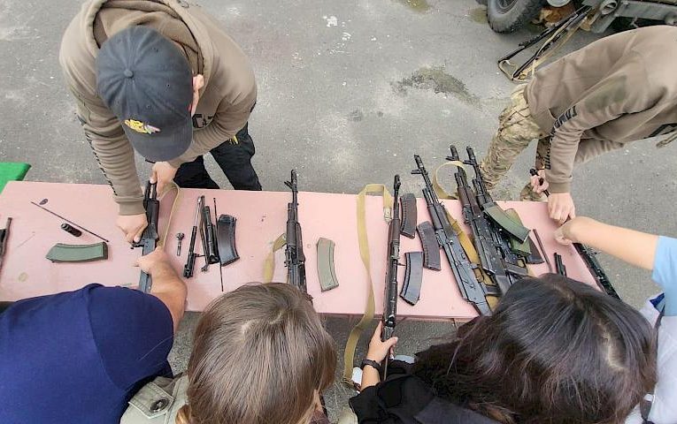 На Обухівщині пройшли навчання з підготовки цивільного населення до національного спротиву