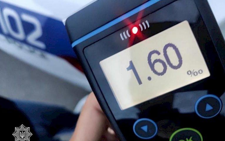 Більше 1800 п’яних водіїв виявили цьогоріч на Київщині