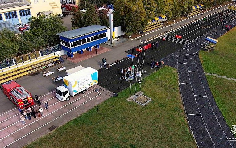 Перший мобільний клас безпеки відкрився на Київщині (фото)