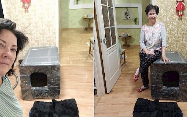 Обухівські зоозахисниці майструють будиночки для вуличних тварин