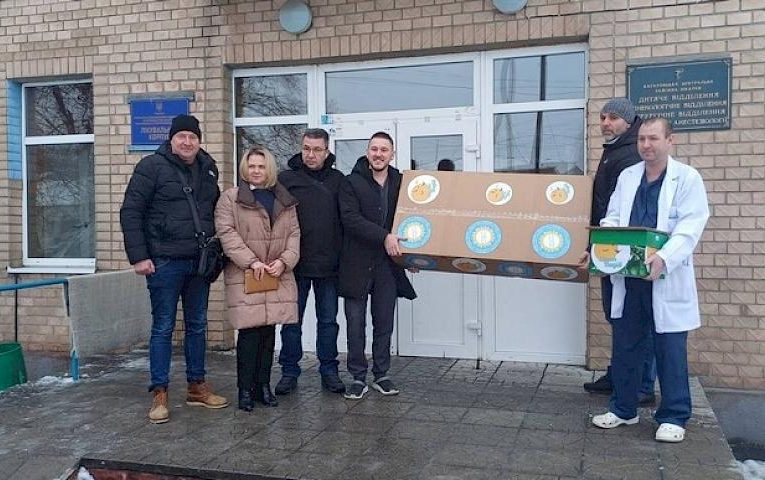 Кагарлицька лікарня отримала подарунок від міжнародного фонду