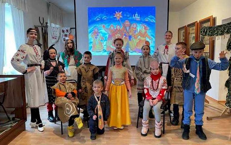 У Ржищівському музеї відбули перформанс «Коляда» і запрошують на день музейного селфі
