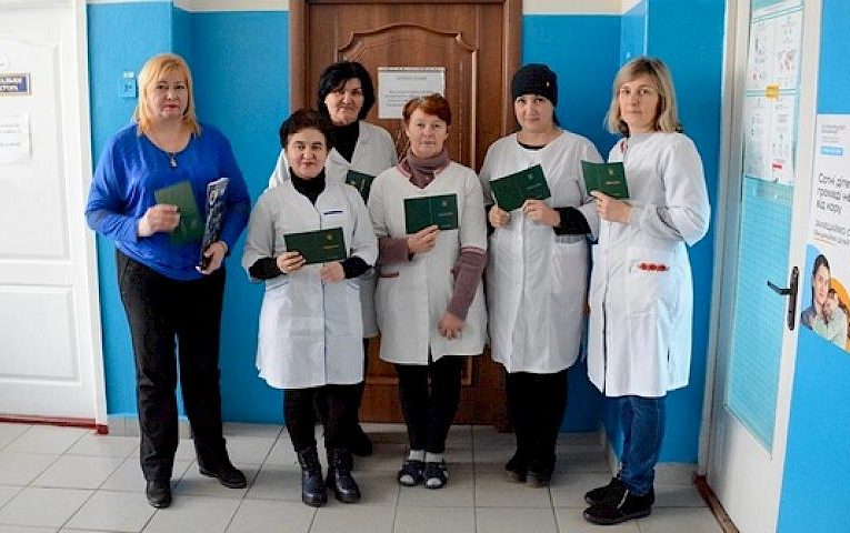 Медсестри Кагарличчини безкоштовно підвищили кваліфікацію з ваучером на навчання