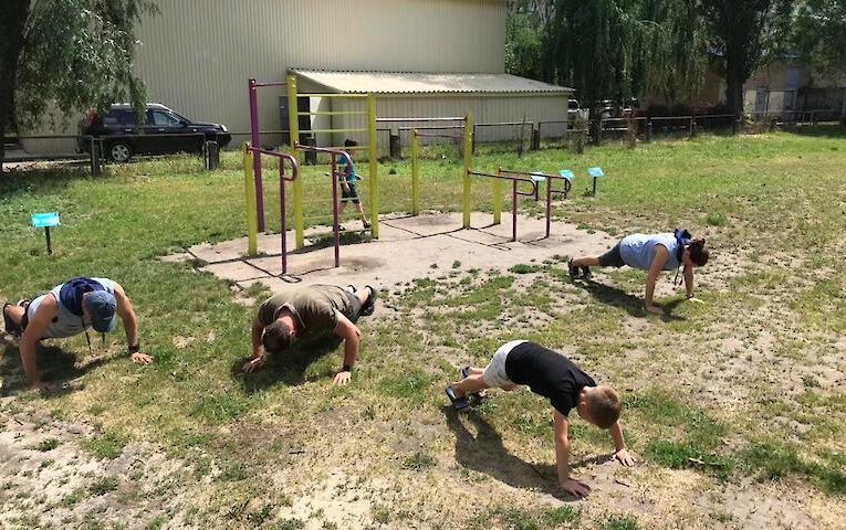 “Активні парки” в Обухові відновили свої тренування