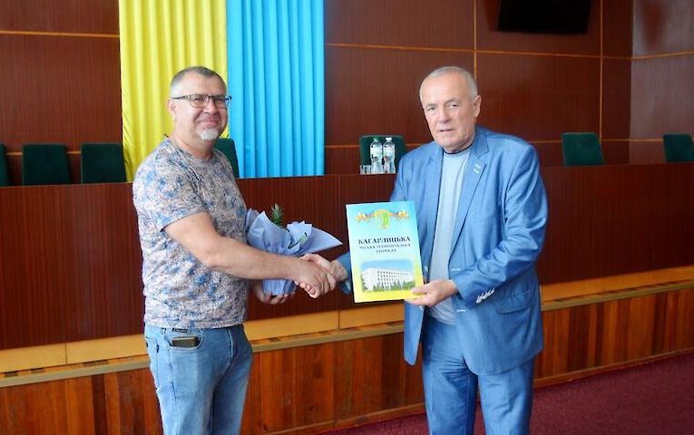Кагарлицький журналіст отримав почесну відзнаку за сумлінну працю