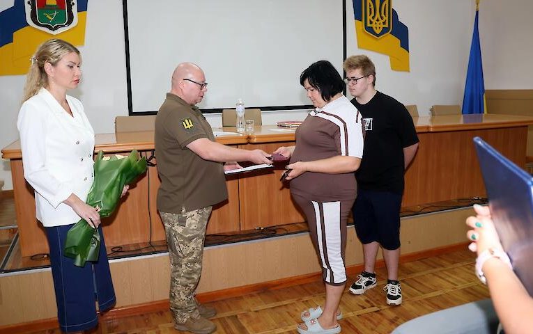 Рідним героя з Василькова вручили його орден