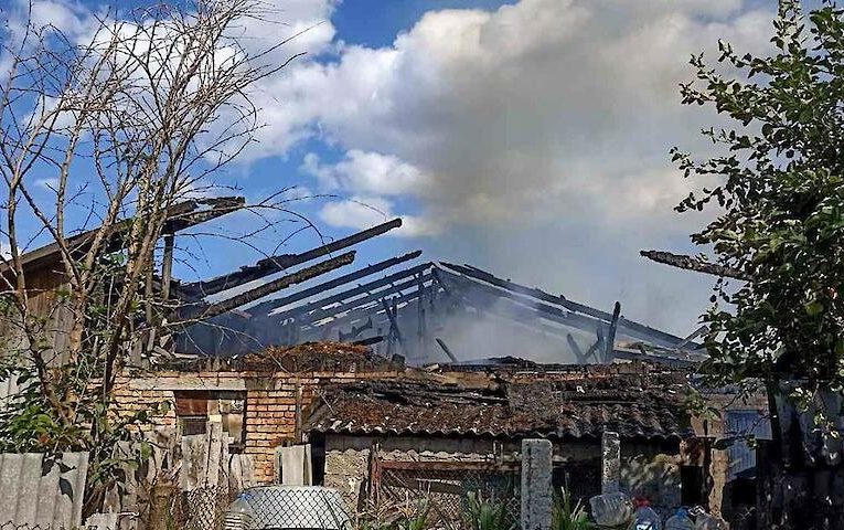 Пожежа в Кагарлику знищила майно та пошкодила будівлю