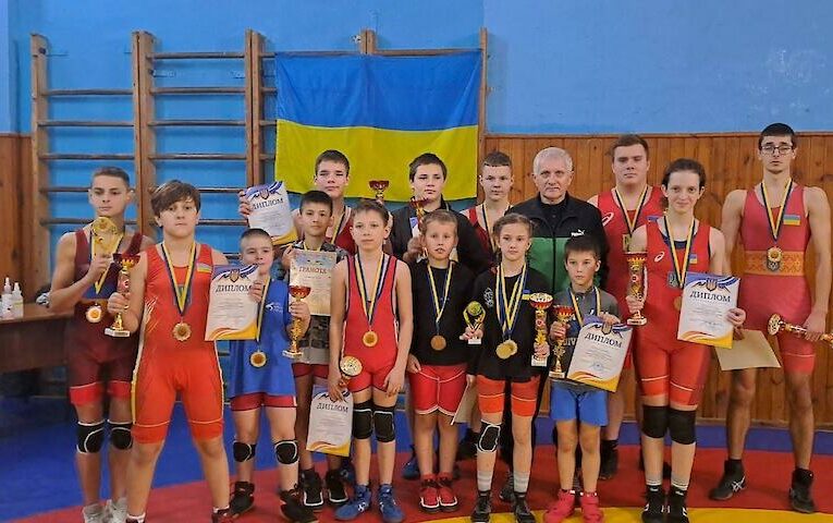 14 нагород здобули обухівські борці на Відкритій першості міста з вільної боротьби