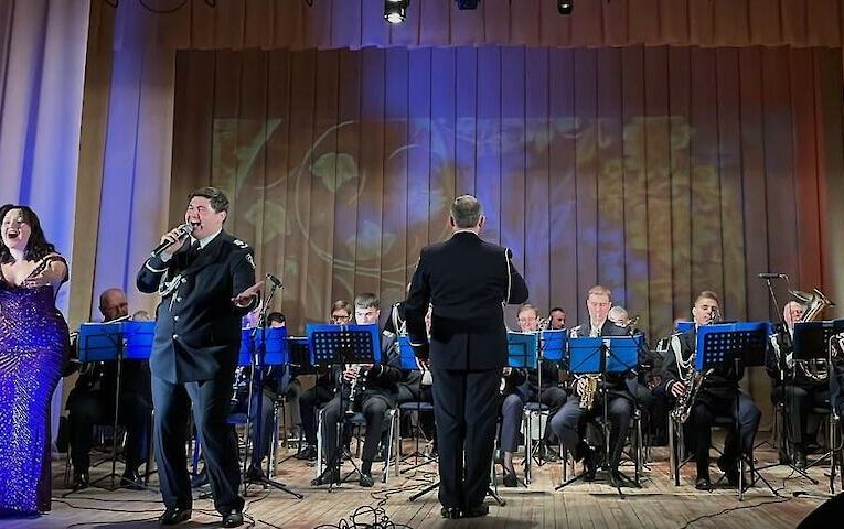 Оркестр Головного управління Нацполіції дав благодійний концерт у Ржищеві
