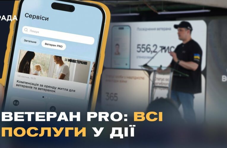 “Ветеран PRO” у Дії: єдиний цифровий сервіс для підтримки захисників