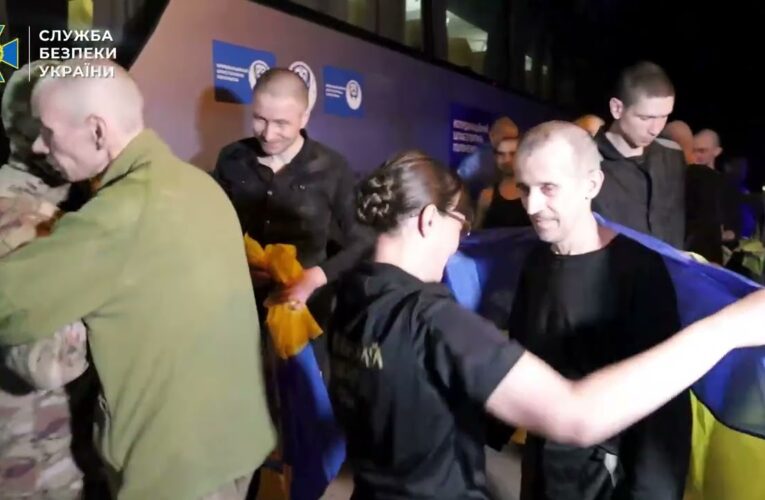 СБУ показала відео з обміну полоненими 23 липня